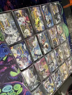 POKEMON XY SUN AND MOON 20 LOT BOOSTER BOXES ALL IN ACRYLIC CASE (RARE) - Image 4