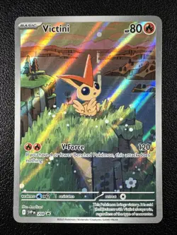 Pokemon Victini Scarlet & Violet Promo 208 Full Art Holofoil - Image 1