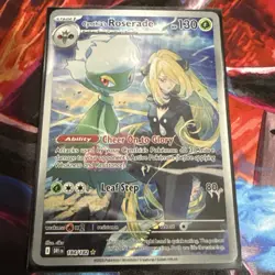 Pokemon TCG Cynthias Roserade Illustration Rare SV10: Destined Rivals 184/182 NM - Image 3