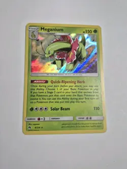 Meganium 8/214 Sm-Lost Thunder Holo Pokemon - Image 1