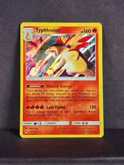 Typhlosion 42/214 Holo Rare Lost Thunder Pokemon 2018 EN NM - FAST SHIPPING - Image 2