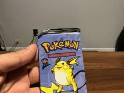Pokemon Base Set 2 WOTC Booster Pack New Sealed LIGHT 20.85G Raichu - Image 4