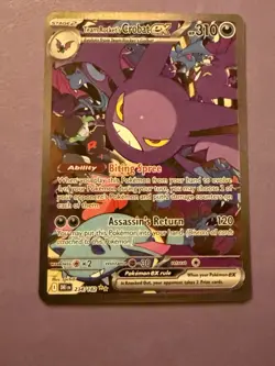 Pokemon TCG Team Rockets Crobat EX Destined Rivals #234/182 Sir NM - Image 1