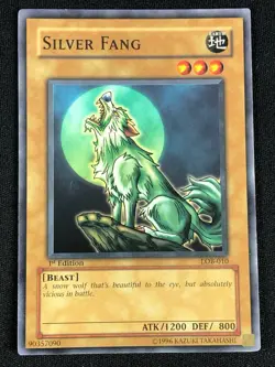 YUGIOH SILVER FANG LOB-010 1ST NA PRINT (NM) - Image 1