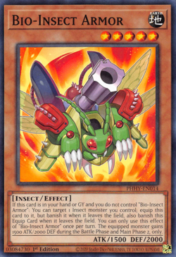 Bio-Insect Armor PHHY-EN014 1st ED Yu-Gi-Oh! - Image 1