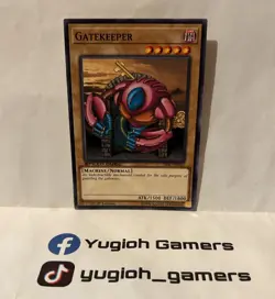 YUGIOH GATEKEEPER SBSC 1st EDITION COMMON PLAYED - Image 1