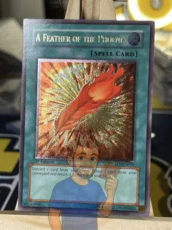 A Feather of the Phoenix FET-EN037 Ultimate Rare 1st Edition Near Mint Yugioh - Image 1