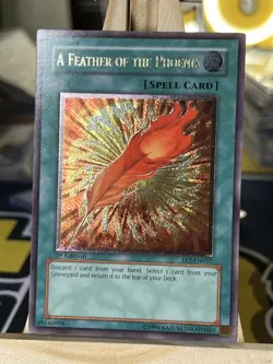 A Feather of the Phoenix FET-EN037 Ultimate Rare 1st Edition Near Mint Yugioh - Image 2