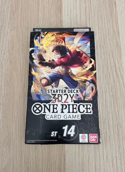 ONE PIECE TCG - 3D2Y STARTER DECK (ST-14) - ENGLISH SEALED, minor wear - Image 1