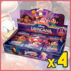 Disney Lorcana TCG: Shimmering Skies Booster Case Box 4 Booster Boxes 🔥 - Image 1