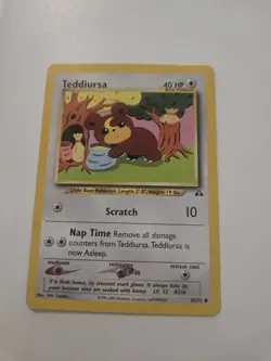 Teddiursa 65/75, 2001 Neo Discovery, Pokemon, LP - Image 1