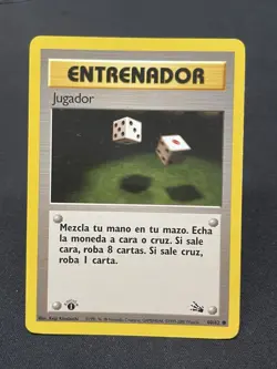 Pokemon TCG Gambler 60/62 Spanish 1st Edition Fossil 1999 - Image 1