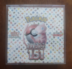 100% AUTHENTIC Factory sealed Pokemon 151 Japanese Scarlet Violet Booster Box - Image 1