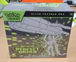 Pokemon TCG Mega Evolution Perfect Order Elite Trainer Box New Sealed ETB - Image 1