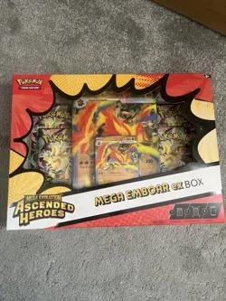 Pokemon TCG Ascended Heroes | EX Boxes Emboar Feraligatr Meganium Bundle - Image 5