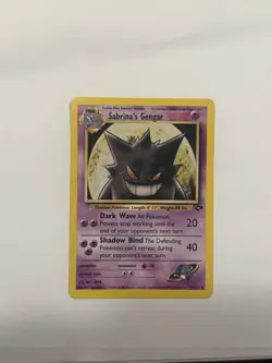 Pokemon Vintage Sabrina's Gengar Gym Challenge Rare 29/132 - Image 1