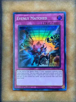 Yugioh Evenly Matched RA01-EN074 Super Rare 1st Ed NM - Image 1