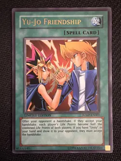 Yu-Jo Friendship JUMP-EN007 Limited Edition Lightly Played - Image 1