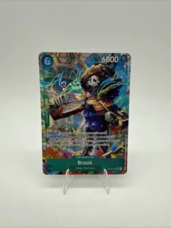One Piece TCG Brook OP15-032 SR - Alt Art - Adventure on Kami's Island NM - Image 1