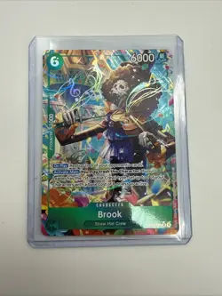 One Piece TCG Brook OP15-032 SR - Alt Art - Adventure on Kami's Island NM - Image 3