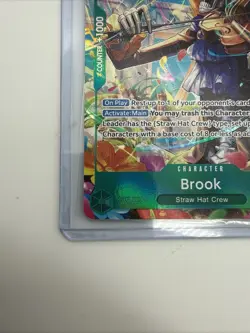 One Piece TCG Brook OP15-032 SR - Alt Art - Adventure on Kami's Island NM - Image 4