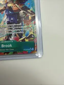 One Piece TCG Brook OP15-032 SR - Alt Art - Adventure on Kami's Island NM - Image 5