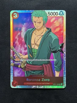 One Piece TCG - Roronoa Zoro OP01-025 SR - Romance Dawn - English - NM - Image 1