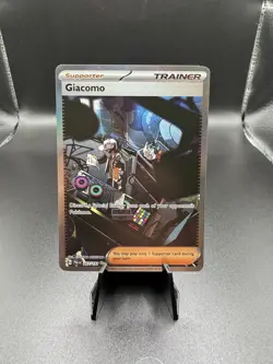 Pokemon TCG Giacomo Paldea Evolved Special Illustration Rare Card 267/193 - Image 1