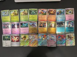pokemon 24 white flare cards english - lot of 18 pokeballs and 6 ex - NM - Image 1