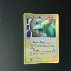 Electrike 27/95 EX TEAM MAGMA vs TEAM AQUA Pokemon Card Reverse Holo 042118 - MP - Image 2