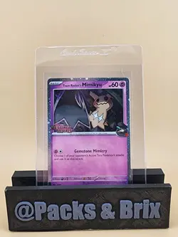 Team Rockets Mimikyu Stamped Prerelease Promo Card 087/182 Near Mint (NM) - Image 1