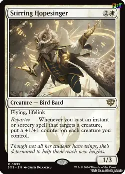 Stirring Hopesinger [SOS - 35] - NM [Foil] TCG MTG - Image 1