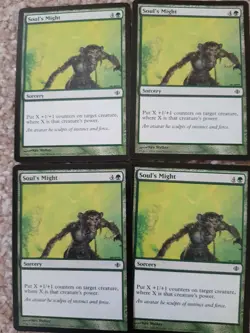 MTG 4 x Soul's Might - Shards of Alara - NM - Image 1