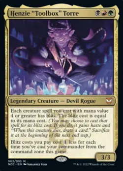 Henzie "Toolbox" Torre [Streets of New Capenna Commander] - Image 1