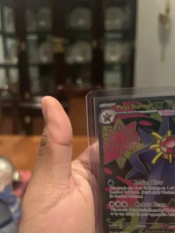 Pokemon Mega Starmie EX POR Full Art Holo 102/088 330 HP Jetting Blow - Image 4