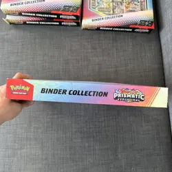 Pokemon TCG Scarlet & Violet Prismatic Evolutions Binder Collection Box Sealed - Image 4
