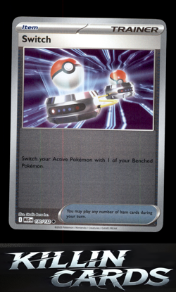 Reverse Holofoil Switch 130/132 Pokemon Common ME01: Mega Evolution Card NM - Image 1