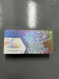 Pokemon TCG Prismatic Evolutions Super Premium Collection Box Slight Rip - Image 1