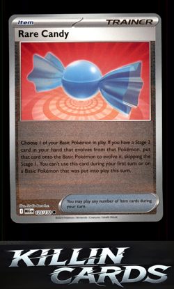 Reverse Holofoil Rare Candy - 125/132 125/132 Pokemon Common ME01: Mega Evolutio - Image 1