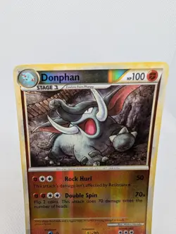 Pokemon - Donphan - 40/123 - Uncommon - Reverse Holo - HeartGold SoulSilver - LP - Image 2