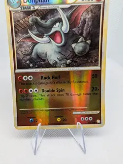 Pokemon - Donphan - 40/123 - Uncommon - Reverse Holo - HeartGold SoulSilver - LP - Image 3