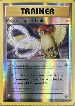 Pidgeot Spirit Link 81/108 Uncommon Evolutions Pokemon Reverse Holo NM/M - Image 1