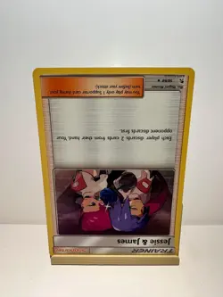 Jessie & James 58/68 Holo Rare Hidden Fates Pokemon Near Mint - Image 2