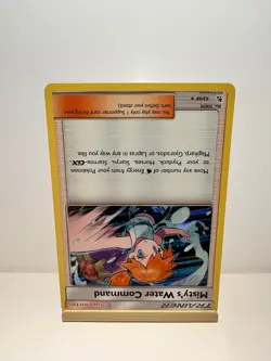 Misty's Water Command 63/68 Holo Rare Hidden Fates Pokemon Near Mint - Image 2