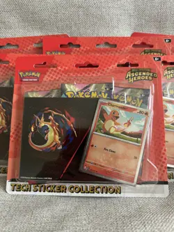 Pokemon TCG Mega Evolution Ascended Heroes Tech Sticker Collection | Charmander - Image 2