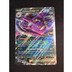 Team Rocket's Crobat ex 122/182 SV10 Double Rare Holo Eng 310HP - Image 1