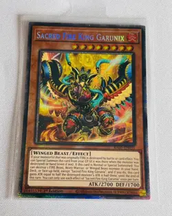Sacred Fire King Garunix Starlight Rare RA05-EN031 Yugioh - Image 1