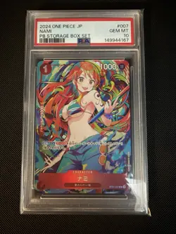 2024 ONE PIECE JP PB STORAGE BOX SET #007 NAMI - PSA 10 - Image 1