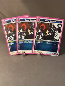 3x Union Arena: Solo Leveling - Sung Jinwoo - UE17BT/SLG-1-016 C. EN NM. - Image 1