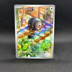 Pokemon Lechonk TCG Card 209/197 Sv03: Obsidian Flames - Image 1